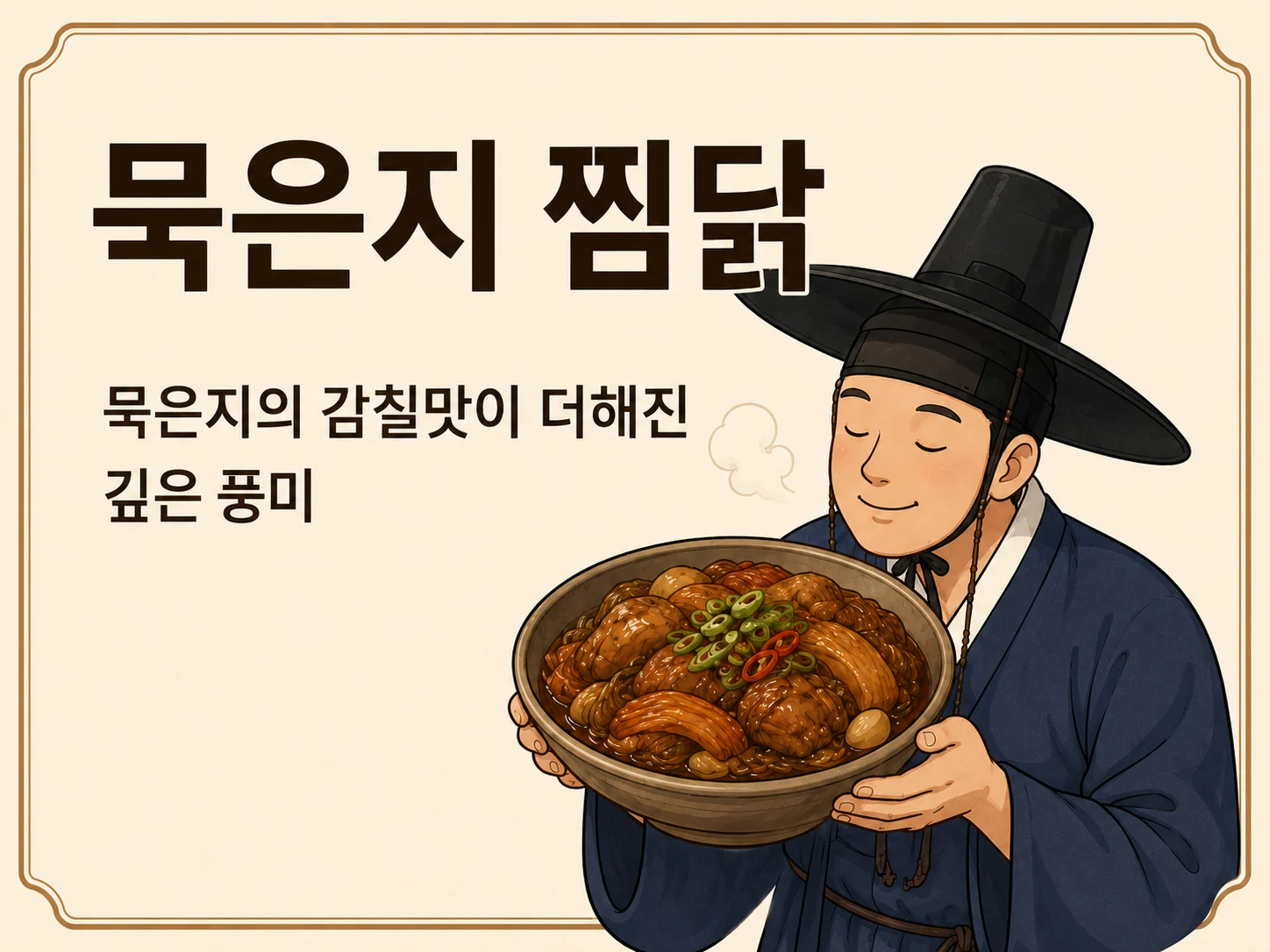 묵은지 찜닭